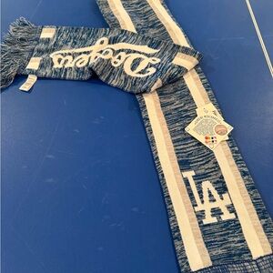 Forever 21 Blue and White Striped Scarf